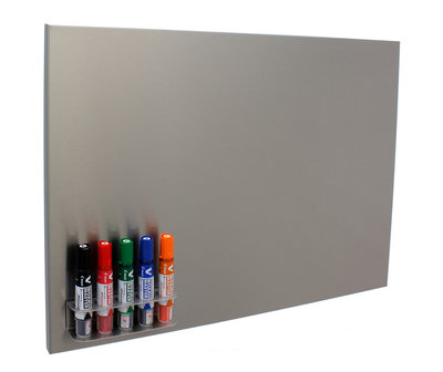 Edelstahl Magnettafel 90x60 -beschreibbar-