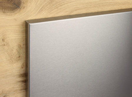 Edel Steel RVS magneetbord groot 300x100 - Beschrijfbaar - Frameless
