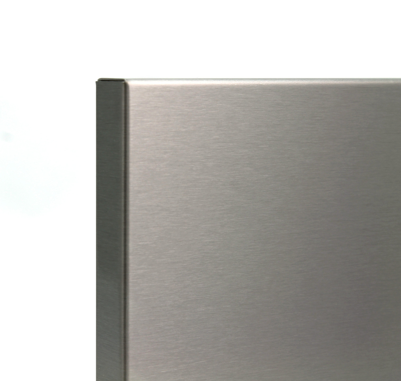 Fictief symbool Giet RVS Magneetbord groot formaat (300x100cm) - RVS-plaza