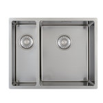 Dubbele spoelbak 15-34cm