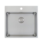 Caressi CA50KR10 RVS Spoelbak Met Kraangat