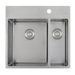 Caressi CA3415KR10 RVS Spoelbak Met Kraangat