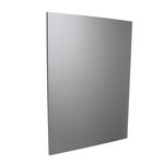 RVS Achterwand 80 x 75 cm