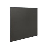 Edel Steel Keuken achterwand zwart 60x65 - EdelBlack