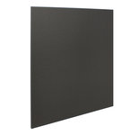 Edel Steel Keuken achterwand zwart 60x75 - EdelBlack