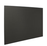 Edel Steel Keuken achterwand zwart 90x70 - EdelBlack